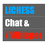 Preview of Lichess.org chat/whisper with move numbers