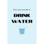 Popup For Drink Water