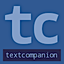 Förhandsvisning av TextCompanion