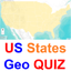 Previsualització de US States Map Quiz Game