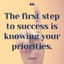 Life Priorities Quotes
