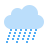 Heavy rain icon
