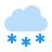 Falling snow icon