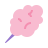 Cotton candy icon