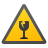 Glass hazard symbol