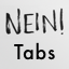 Preview of Nein Tabs