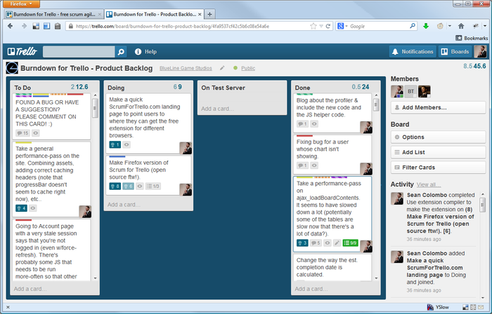 Scrum for Trello