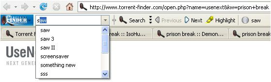 Torrent Finder Toolbar