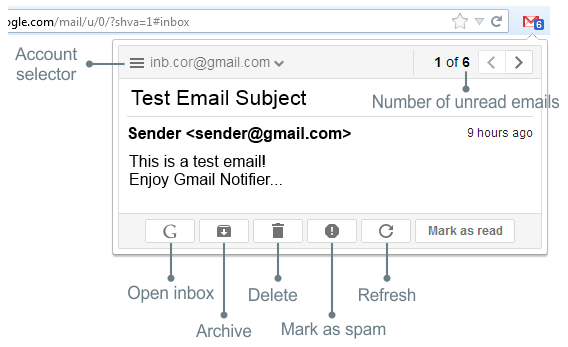 Gmail™ Notifier (restartless)