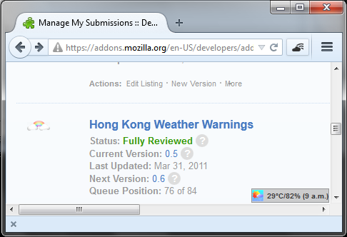 Hong Kong Weather Warnings
