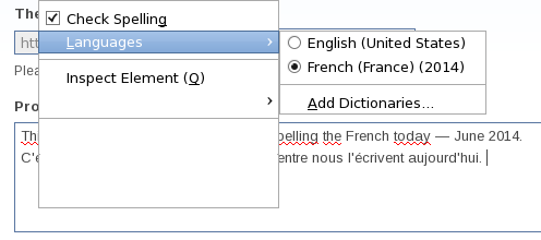 French-Current  (FRANCE) spell checker Dictionary