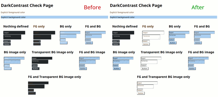 Text Contrast for Dark Themes