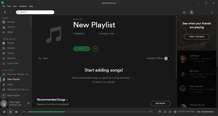 Nice Playlist Generator