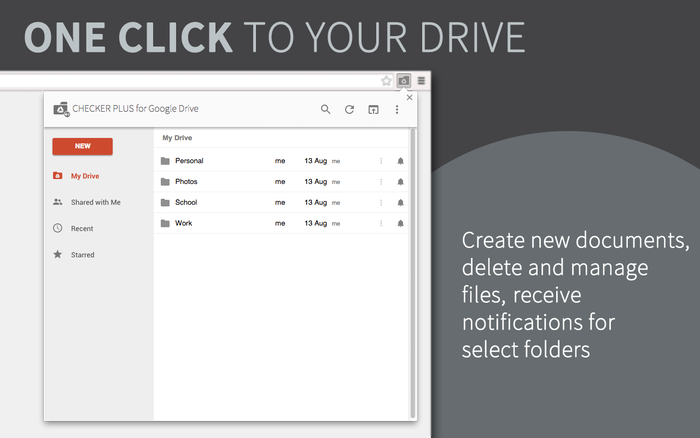 Checker Plus for Google Drive™