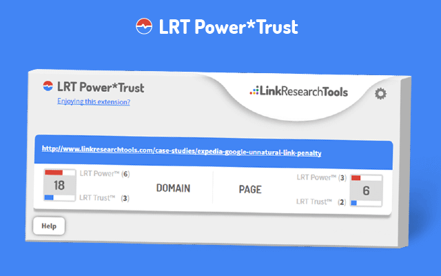 PageRank Replacement by LinkResearchTools