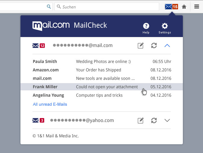 mail.com MailCheck
