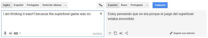 To Google Translate