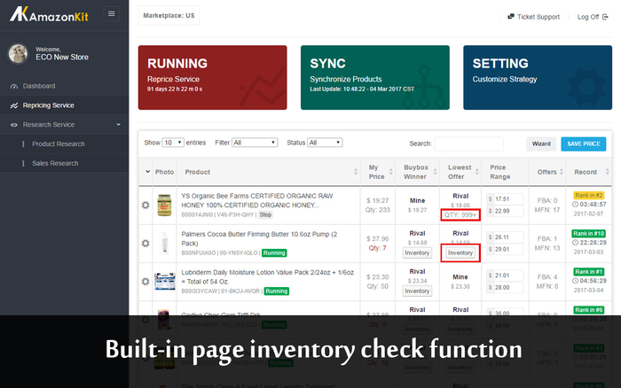 Amazonkit Inventory Checker