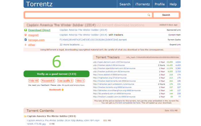 Torrentz2 Magnet Links +