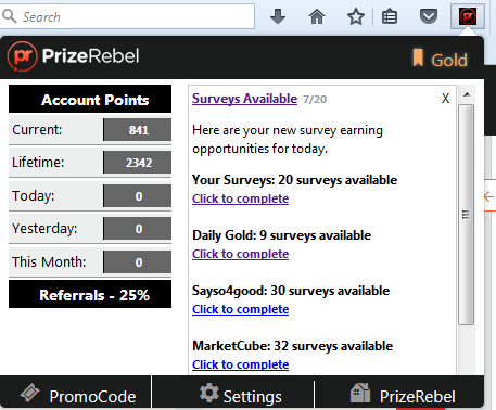 PrizeRebel - Online Paid Surveys and Free Rewards