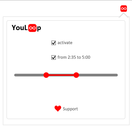 YouLoop - Repeat video/audio endless on YouTube