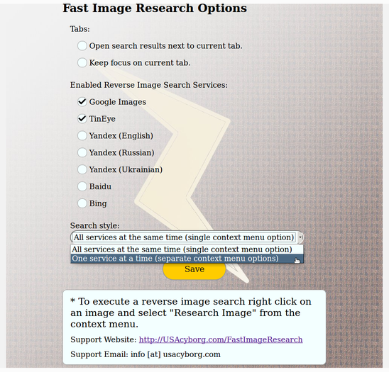 Fast Image Research