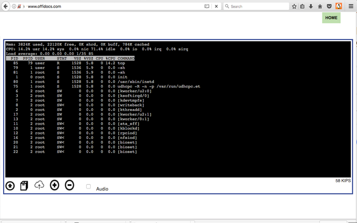 Online Linux - XLinux console & terminal