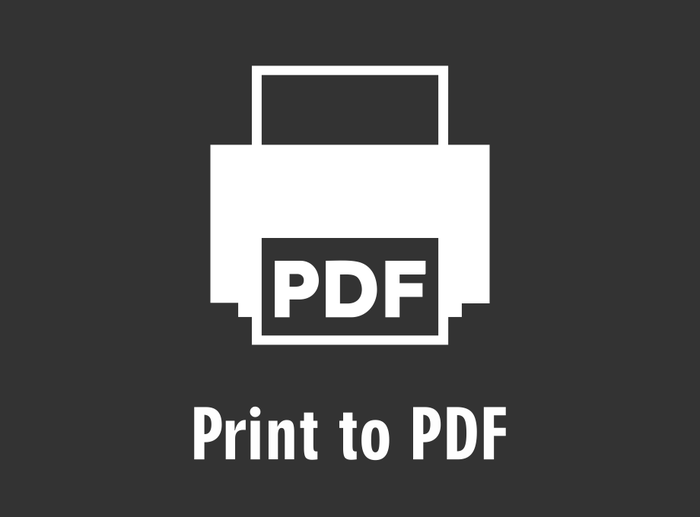 Print to PDF