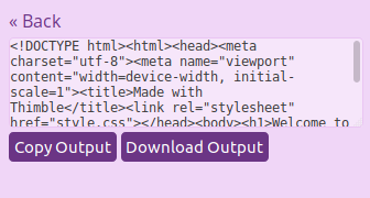 HTML 2 Embed