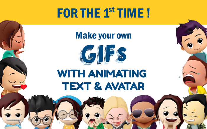 Xpresso- Animated avatar emojis & GIF Stickers promo image
