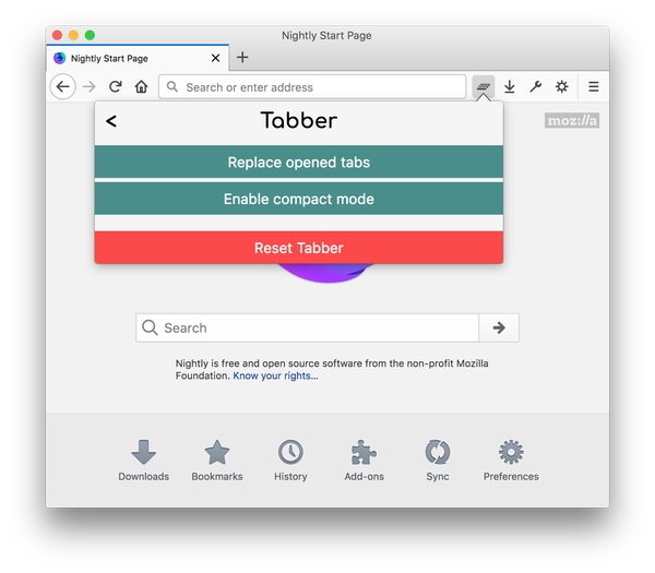 Tabber