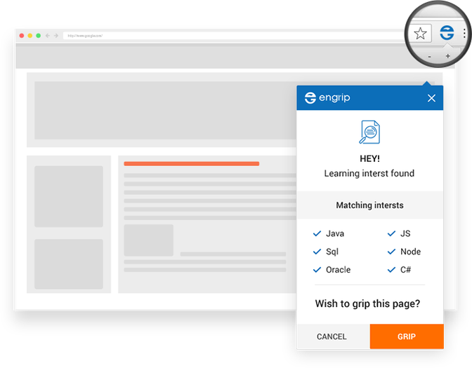 Engrip: Document & Manage your online learning