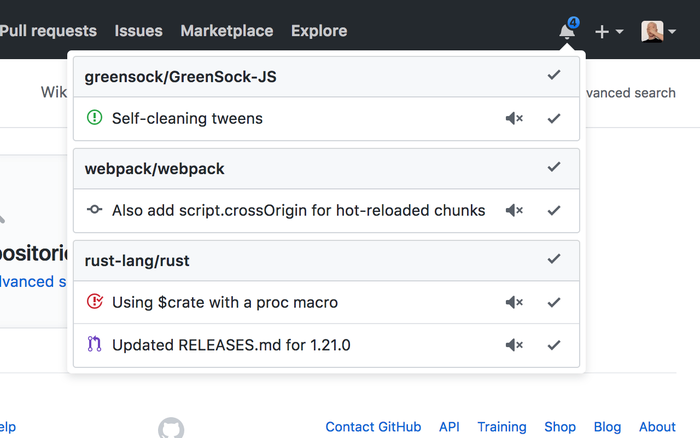 Notifications Preview for GitHub promo image