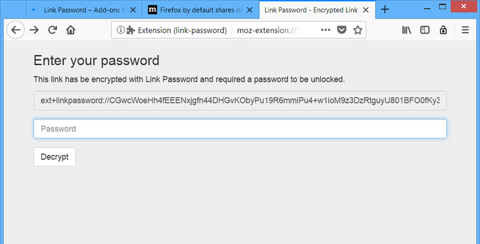 Link Password