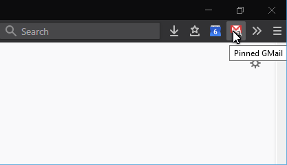 Pinned GMail