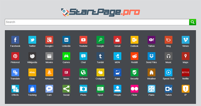 StartPage - Best New Tab Startpage
