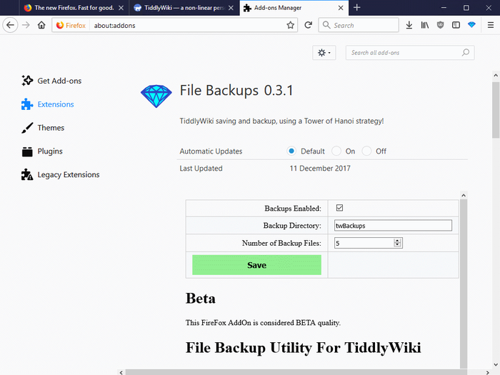 File Backups