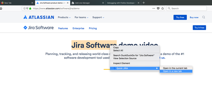 Quick JIRA