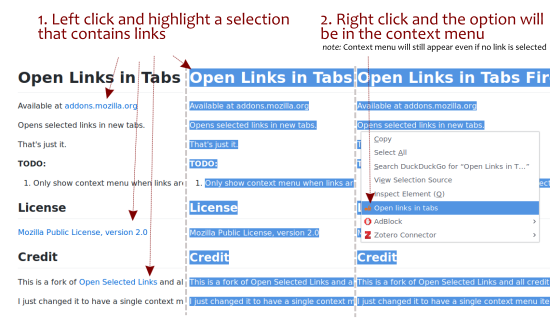 Open Links in Tabs