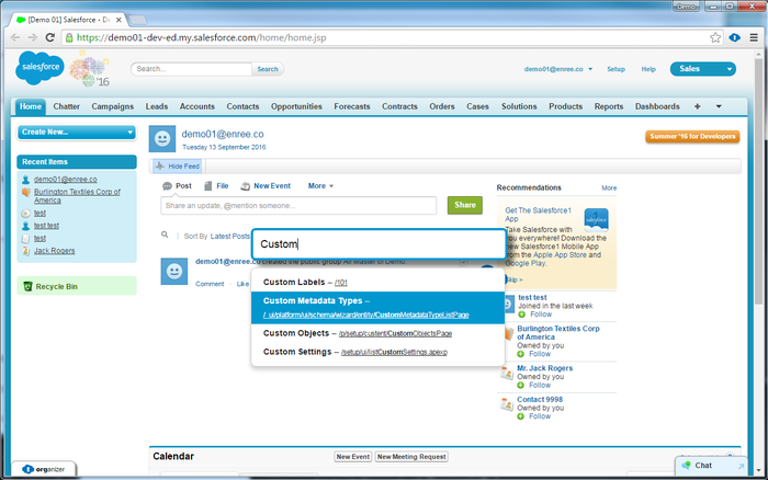 ORGanizer for Salesforce