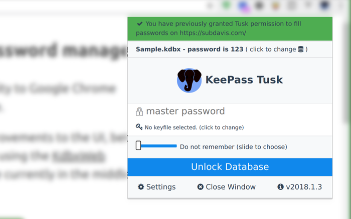 GitHub - pfn/passifox: Extensions to allow Chrome and Firefox (4.0+) to  auto form-fill passwords from KeePass (requires KeePassHttp)