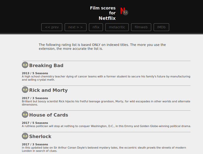 Film scores for Netflix