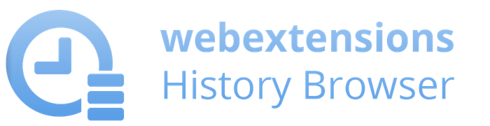 webextensions History Browser