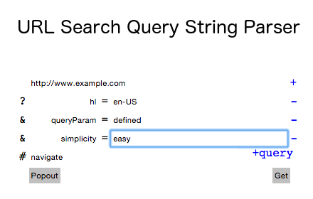 Search API Query String Parser