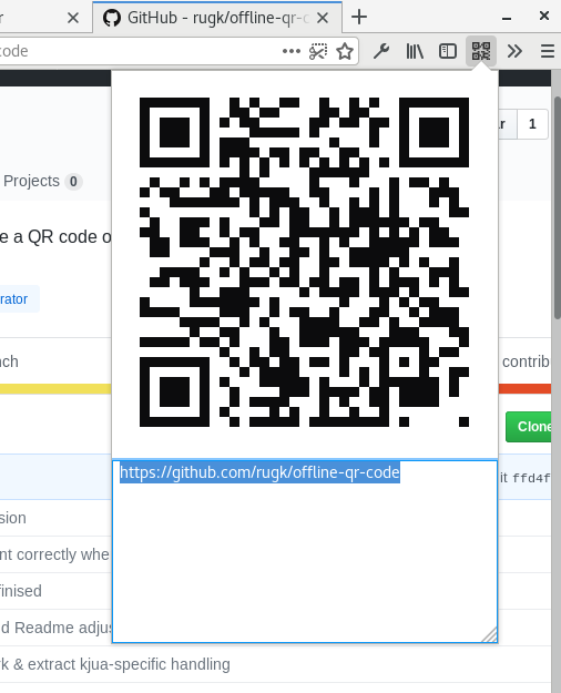 Offline QR Code Generator