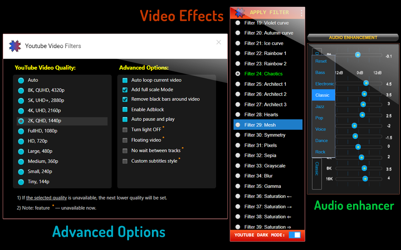 Youtube Video Effects