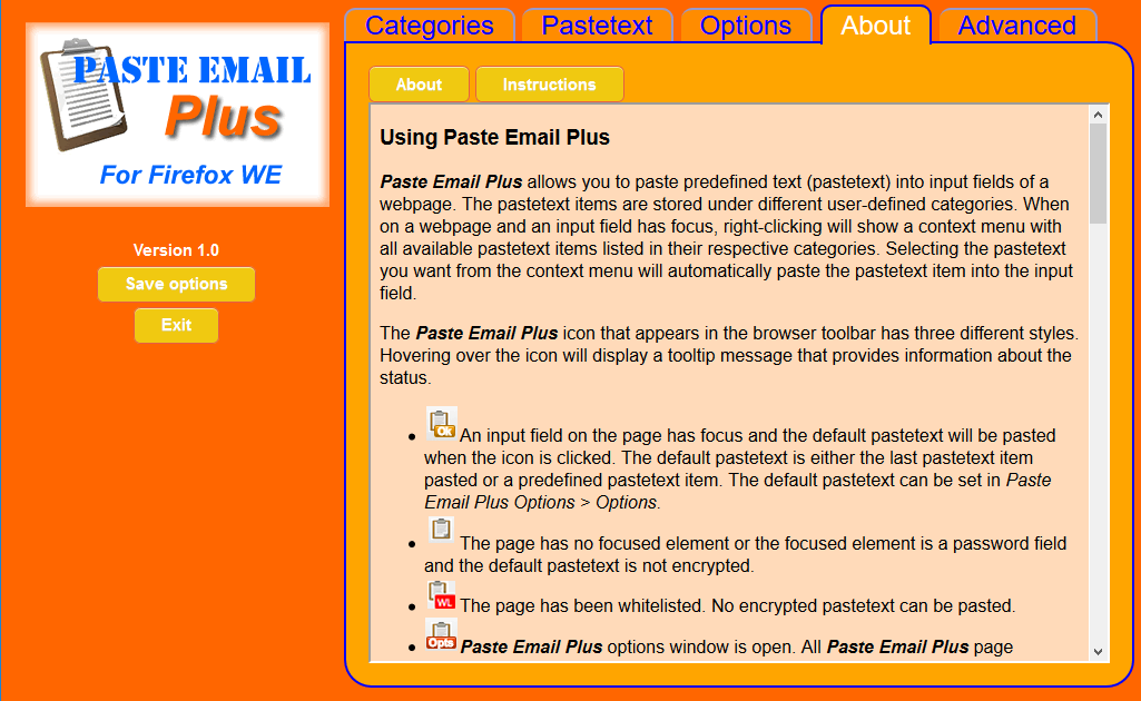Paste Email Plus for Quantum