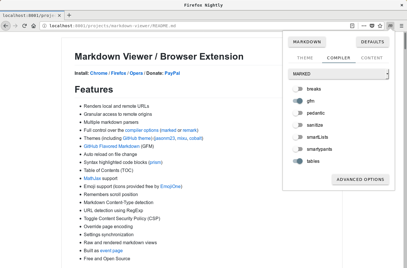 Markdown Viewer Firefox Ja 向け拡張機能を入手