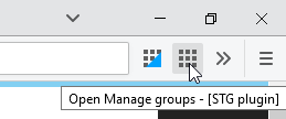[STG plugin] Open Manage groups