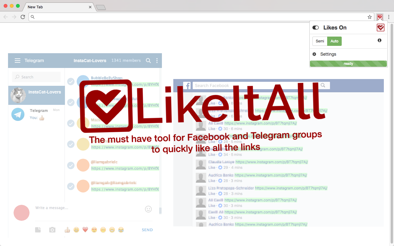 LikeItAll | Group Auto Likes